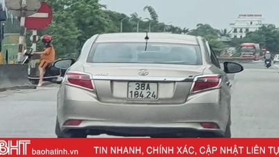 Xử phạt trường hợp dán băng dính lên biển số ôtô để né phạt nguội