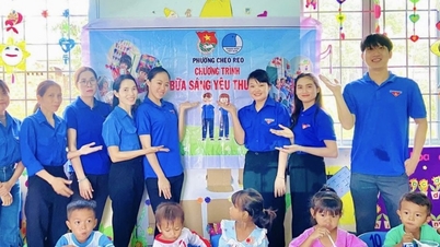 Lan tỏa chương trình “bữa sáng yêu thương” cho học sinh nghèo