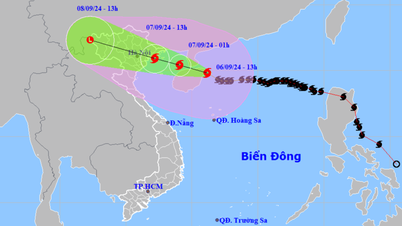 Super typhoon Yagi is 450km from Quang Ninh, tonight the wind will gradually increase from Quang Ninh to Thanh Hoa.
