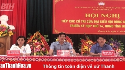 Cử tri huyện Mường Lát kiến nghị đầu tư xây dựng các công trình phục vụ dân sinh