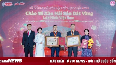 Hao Hao បង្កើត​ឯកទកម្ម​សម្រាប់ 'គុយទាវ​បំពង​គ្រឿង​សមុទ្រ​មាស​ធំ​បំផុត​របស់​វៀតណាម'