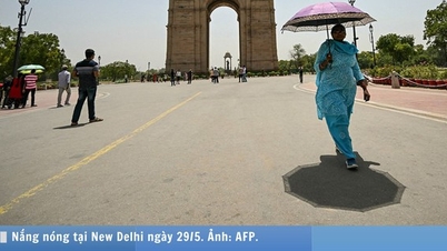 India's capital is hot at nearly 50 degrees Celsius, the highest ever