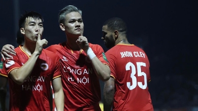 ជ័យជម្នះដ៏ធំលើក្រុម Thanh Hoa FC ប៉ូលិសហាណូយបង្រួមគម្លាត