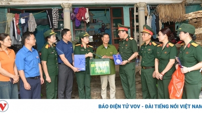 លើកទឹកចិត្ត និងគាំទ្រប្រជាជននៅតំបន់ទឹកជំនន់ My Duc