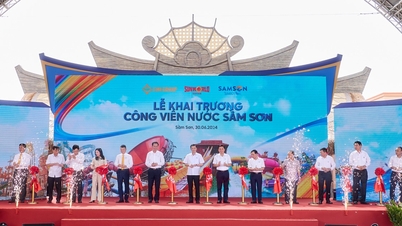 សួនទឹក SunWorld Sam Son ដែលជាគោលដៅទាក់ទាញថ្មីសម្រាប់ទេសចរណ៍ Thanh