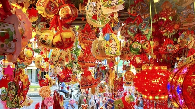Lồng đèn truyền thống vẫn được ưa chuộng trong dịp Tết Trung thu