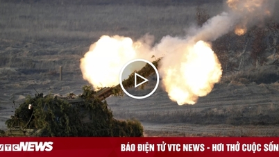 The moment the Russian Msta-S self-propelled gun wiped out the Ukrainian target