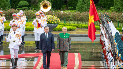 [Photo] President To Lam presides over the welcoming ceremony for President of Timor Leste José Ramos-Horta on a State visit to Vietnam