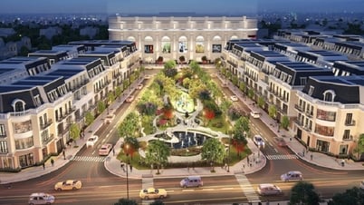 The trendy commercial street model first appeared in Dong Ha, Quang Tri
