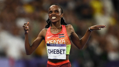 Female police officer wins first gold medal for Kenya at 2024 Olympics