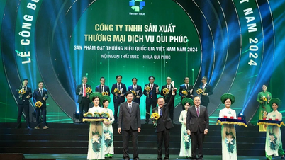 Doanh nghiệp Qui Phúc đạt Thương Hiệu Quốc Gia lần thứ 9