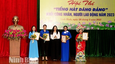 Hội thi Tiếng hát dâng Đảng khối công nhân người lao động năm 2023