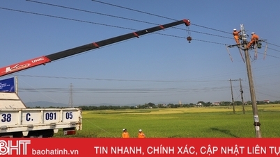 Nắng nóng gay gắt, phụ tải điện của Hà Tĩnh tăng đột biến