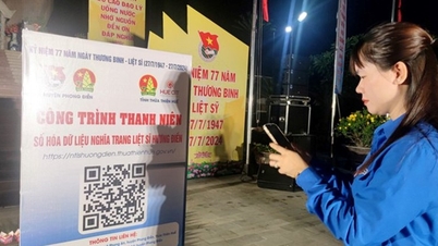 Số hóa dữ liệu tại nghĩa trang liệt sĩ lớn nhất Huế