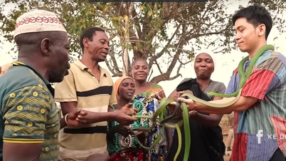 Un vietnamita cuenta su interesante experiencia en una aldea de serpientes en África.