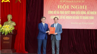 Quảng Bình điều động, bổ nhiệm Giám đốc Sở Kế hoạch và Đầu tư