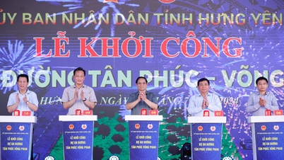 នាយក​រដ្ឋមន្ត្រី​ចូល​រួម​ក្នុង​ពិធី​បើក​ការដ្ឋាន​សាងសង់ និង​ទស្សនា​គម្រោង​សំខាន់ៗ​មួយ​ចំនួន​នៅ Hung Yen