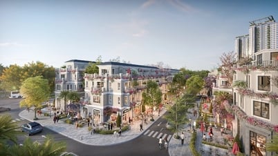 Không gian mua sắm sôi động tại nhà phố quảng trường tiên phong của Nghệ An