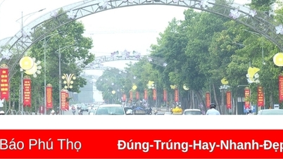 Tăng cường tuyên truyền trực quan kỷ niệm 61 năm thành lập thành phố Việt Trì