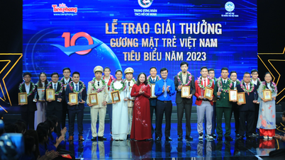Lễ trao Giải thưởng Gương mặt trẻ Việt Nam tiêu biểu năm 2023