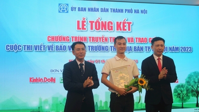 Trao giải Cuộc thi viết về "Bảo vệ môi trường trên địa bàn TP.Hà Nội"