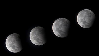 The only partial lunar eclipse of the year