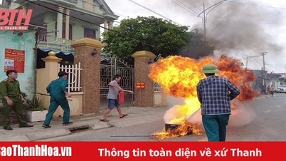 Ra mắt mô hình “Tổ liên gia an toàn PCCC” tại xã Nga Tân
