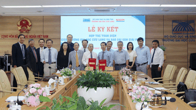 កាសែត Saigon Giai Phong និងសាកលវិទ្យាល័យ Cuu Long បានចុះហត្ថលេខាលើកិច្ចព្រមព្រៀងសហប្រតិបត្តិការគ្រប់ជ្រុងជ្រោយ