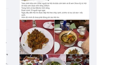 Khách tố bán suất ăn 200.000 đồng/người, nhà hàng ở Hội An nói gì?