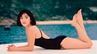 Vẻ gợi cảm của Lâm Thanh Hà thời trẻ