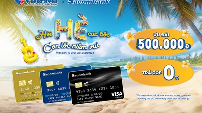 สนุกสนานรับหน้าร้อน - เพลิดเพลินไปกับโปรโมชั่นสุดคุ้ม 500,000 VND จาก Vietravel และ Sacombank