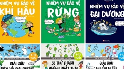 Sự kiện giới thiệu sách và làm đồ tái chế, nhằm nâng cao hiểu biết về bảo vệ môi trường