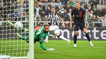 Newcastle បានយកឈ្នះ PSG ដែលឈរនៅលើកំពូលតារាង Champions League