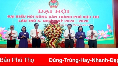 មហាសន្និបាតលើកទី ១០ របស់សមាគមកសិករទីក្រុងវៀតទ្រី អាណត្តិ ២០២៣-២០២៨
