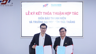 កាសែត Thanh Nien បានចុះហត្ថលេខាលើកិច្ចព្រមព្រៀងសហប្រតិបត្តិការជាមួយសាកលវិទ្យាល័យ Ton Duc Thang