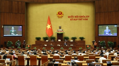 Quốc hội thảo luận tại Hội trường về Dự thảo Luật Tài nguyên nước (sửa đổi)