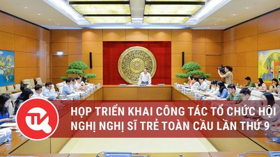 Họp triển khai công tác tổ chức Hội nghị Nghị sĩ trẻ toàn cầu lần thứ 9