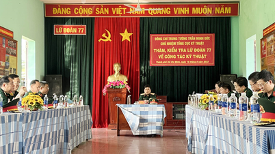 Kiểm tra công tác kỹ thuật tại Lữ đoàn Phòng không 77