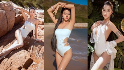 បេក្ខនារី​បវរកញ្ញា​ពិភពលោក​វៀតណាម​បង្អួត​រាង​កោង​មុន​វគ្គ​ផ្ដាច់ព្រ័ត្រ