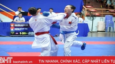 Ha Tinh ជាប់ចំណាត់ថ្នាក់លេខ៣ ក្នុងការប្រកួតកីឡាការ៉ាតេយុវជនថ្នាក់ជាតិ