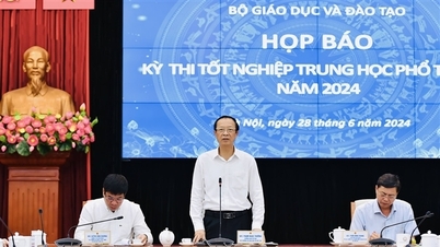 Họp báo kết thúc thi tốt nghiệp THPT 2024: An toàn, nghiêm túc, chưa ghi nhận hiện tượng tiêu cực, gian lận có tổ chức