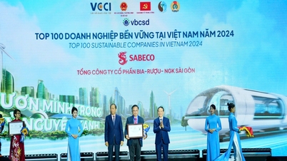 Sabeco tiếp tục vào top 100 doanh nghiệp phát triển bền vững hàng đầu