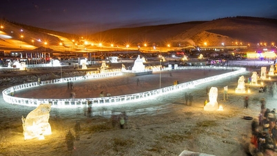 Mongolia sets Guinness record at ice and snow festival