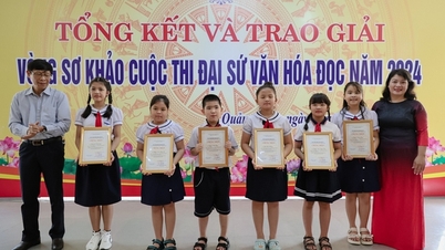 Awarding ceremony of the preliminary round of the "Reading Culture Ambassador" Contest 2024