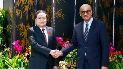 Chủ tịch Quốc hội hội kiến Tổng thống Singapore