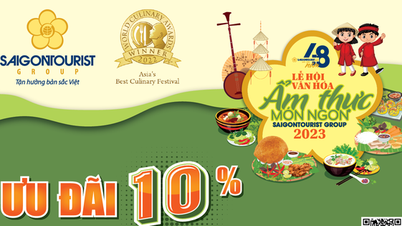 សំបុត្រសម្រាប់កម្មវិធី Saigontourist Group Food Festival 2023 ត្រូវបានដាក់លក់ហើយ។