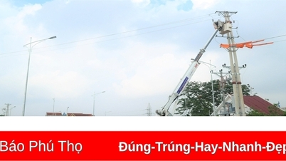 Thợ điện trong “lò lửa” ngày Hè