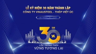 Vinausteel nhận Thương hiệu Quốc gia trong dịp kỷ niệm 30 năm thành lập