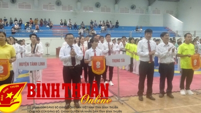 Khai mạc giải Taekwondo vô địch các lứa tuổi trẻ tỉnh Bình Thuận năm 2023