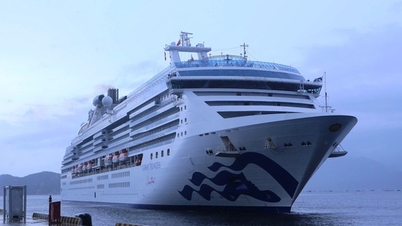 Tàu biển quốc tế CORAL PRINCESS 2.300 khách cập Cảng Cam Ranh